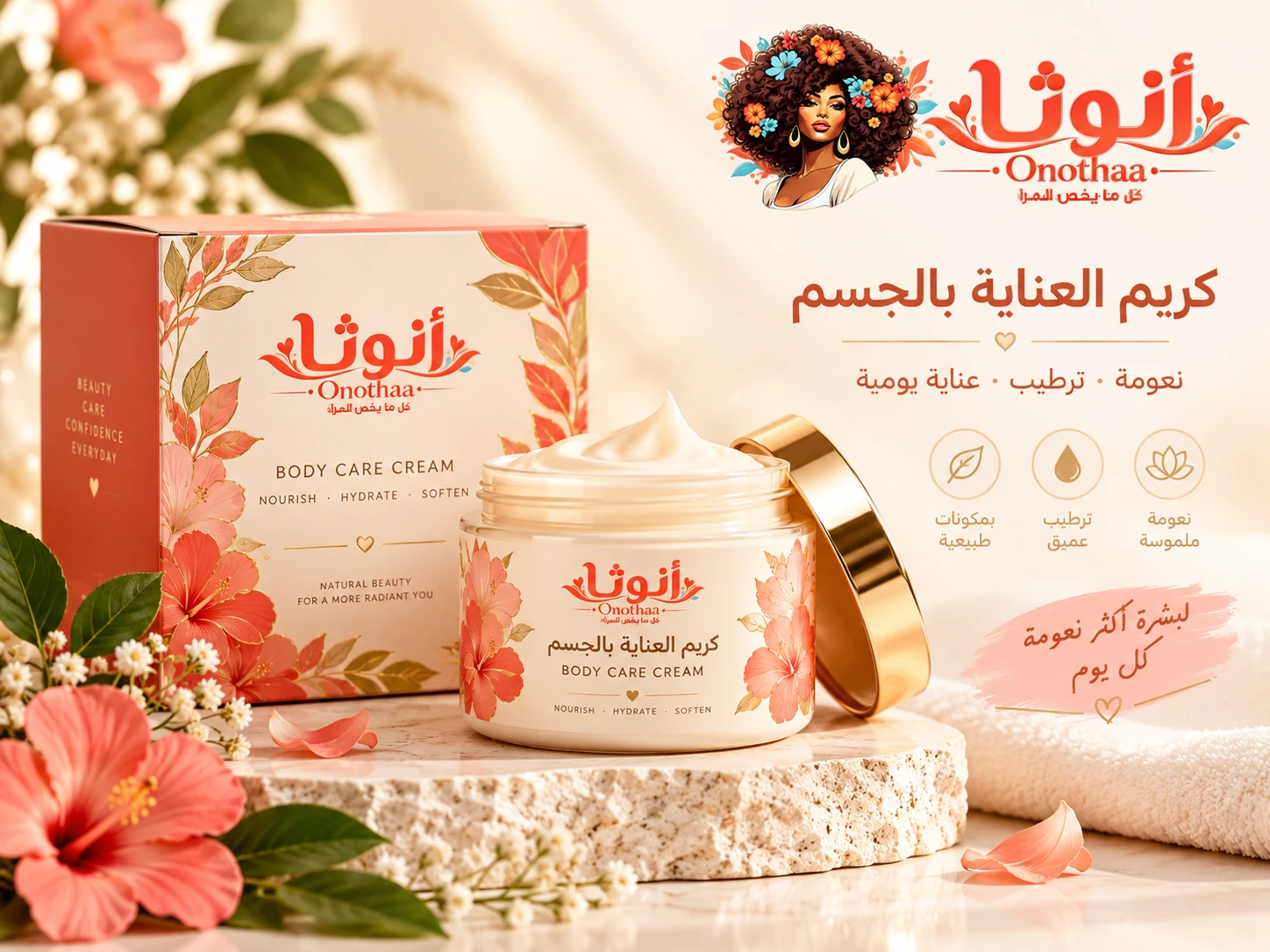 كريم العناية بالجسم من أنوثا